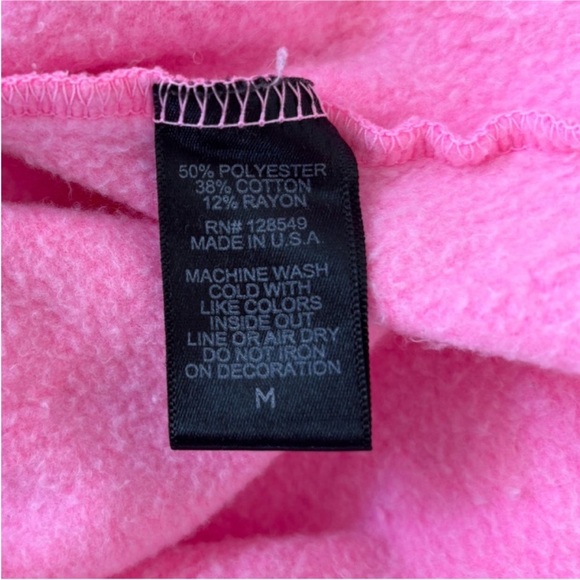 Aviator Nation Cropped Hoodie Rare Malibu Chili Cook Off Neon Pink Size Medium - Picture 10 of 11